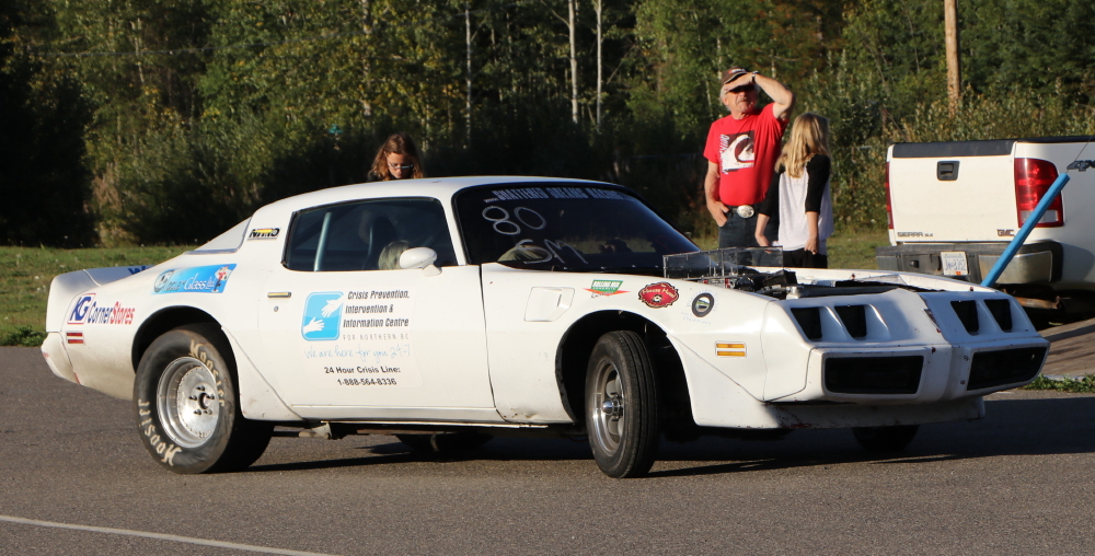 Shattered Dreams Racing Prince George Race Car Highlighting the Crisis Center in Prince George
